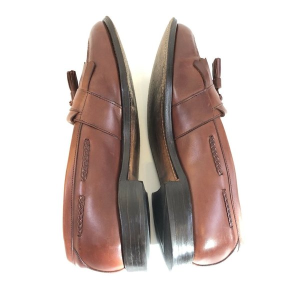 Allen Edmonds Cody Brown Leather Tassled  Loafer